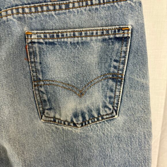 Levi's Vintage 1997 505 Regular Fit Straight Leg Jeans USA 33 x 30 Wallet Fade - Picture 5 of 8